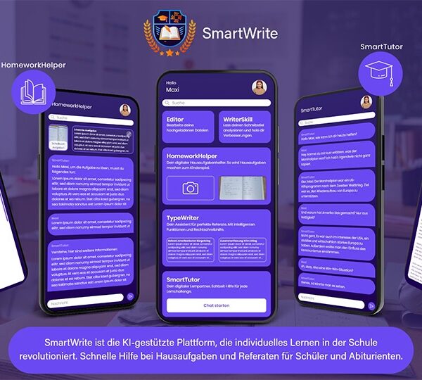 SmartWrite - KI-Lernhilfe für Hausaufgaben und Co.